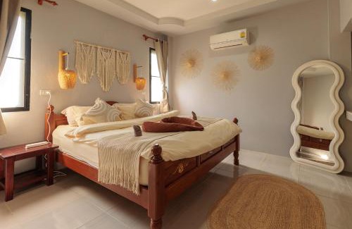 Thong Sala Casa | Casa Eden - Double King Bed - Peaceful Garden Retreat - 4K SmartTV