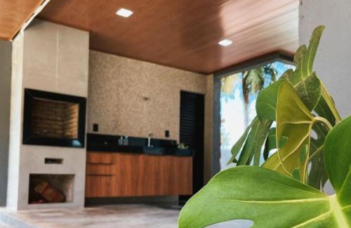 Passo de Camaragibe Casa | Casa em Milagres| 3 suítes, área gourmet, piscina