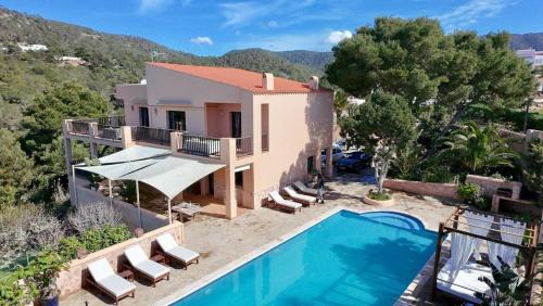 Cala Vadella Casa | Casa en Cala Vadella con piscina y vistas al mar
