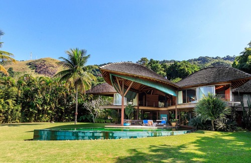 Mombaca Villa | Casa Folha - Mansión de lujo en Angra dos Reis - Ang004