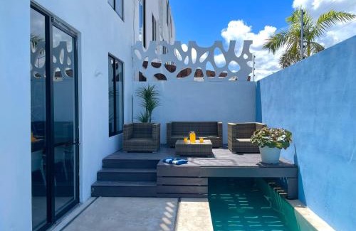Puerto Juarez Casa | Casa Gigante de lujo, con piscina privada, 4 amplias habitaciones con baño privado