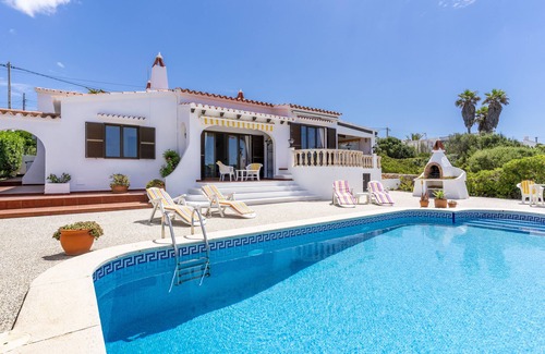 Cala en Porter Villa | Casa Honiol: Gran y privada villa con vistas al mar