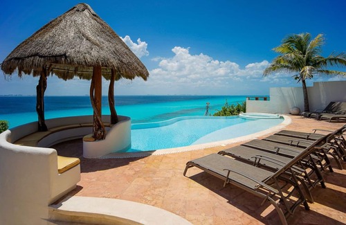 Isla Mujeres Villa | Zen mexicano - Frente al mar, tranquilidad, espacio arquitectónico