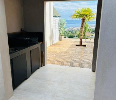 Ajaccio Casa | CASA LC chambre2 vue Mer Jacuzzi
