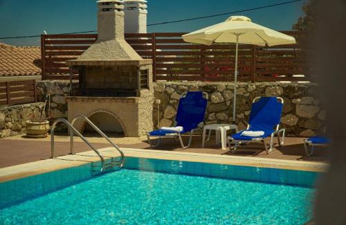 Tragaki Apartamento | Casa Livia - Stone Villa Private Pool & Seaview