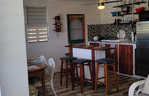 Villa Flamenco Cabaña | Casa LOLO on hills of Culebra, mountain and airport views .