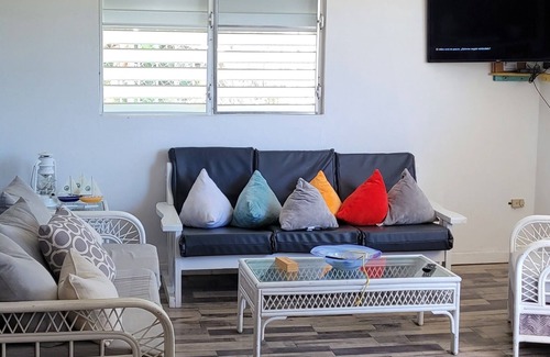 Villa Flamenco Cabaña | Casa LOLO on hills of Culebra, mountain and airport views .
