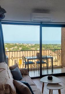 Marine de Saint Ambroggio Apartamento | Casa Mar, studio 4P, vue mer, Sant'Ambroggio, Lumio