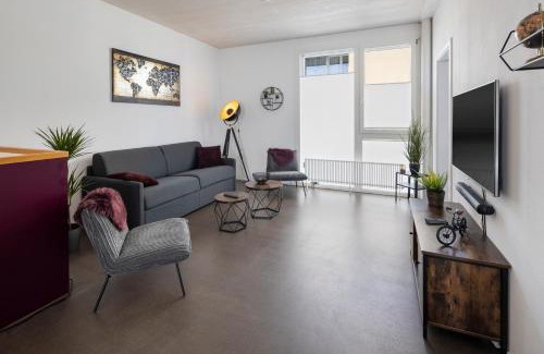 Langenthal Apartamento | Casa Milla, Apartment Wuhr - Zentrales Loft am Fluss inklusive Parkplatz