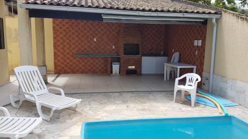 Jardim Remanso Casa | Casa na praia do Indaia piscina, bilhar, 5 quartos e vista