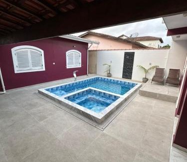 Centro Casa | Casa no Centro de Bertioga com Piscina