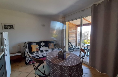 Propriano Apartamento | Casa Regina - T2 # panorámicas al mar 3 / asientos