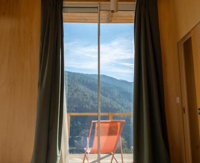 Manteigas Cabina | Casa Raposa Lodges - Terrace Mountain View