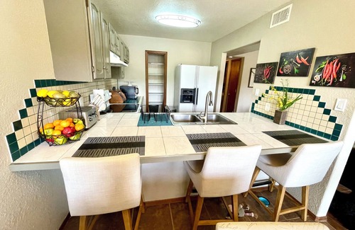 Carlsbad Casa | Casa Rio Oasis a cosy 3-bedroom condo right on the Pecos River