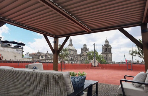 Ciudad de México centro Apartamento | CASA SAUTO 12 Historic 1 BR with balconies and Rooftop next to Zocalo