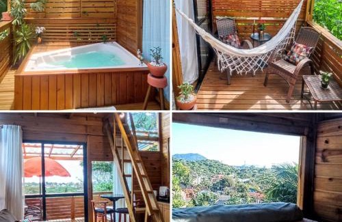 Pedrita Casa | Casa temporada à 800m da praia Floripa vista pro mar