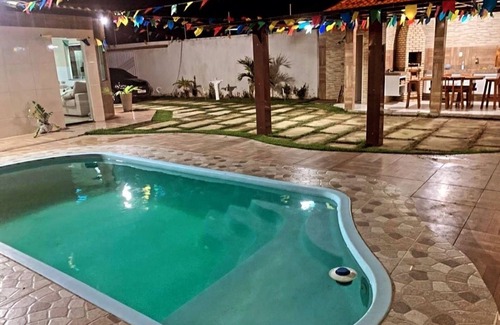 Estancia Casa | Casa top com Piscina a Menos de 100 Metros da Lagoa Azul