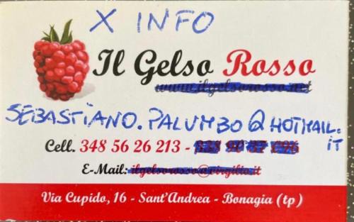 Sant'Andrea Bonagia Casa | Casa Vacanze Il Gelso Rosso