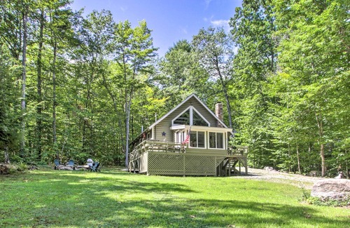 West Poland Cabina | ¡NUEVO! Casco Cabin en Thompson Lake w / Fire Pit + Deck
