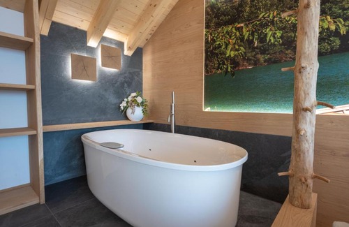 Chies d'Alpago Apartamento | Casera Cal De Mez- Wellness Chalet