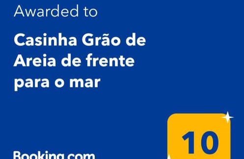 Centro Casa | Casinha Grão de Areia de frente para o mar