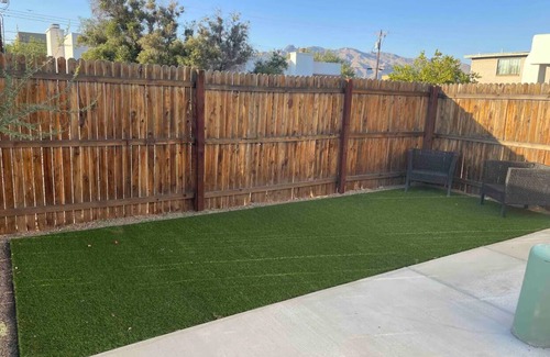 Limberlost Casa | Casita C: Private yard, grill, outdoor dining and seating area