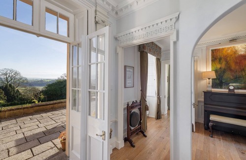 Saltash Casa | Castillo en Tamar con piscina y jardines