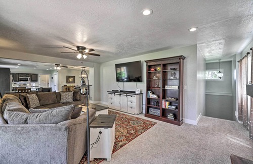 Cedar City Cabaña | Cedar City Family Home w/ Game Room + Yard!