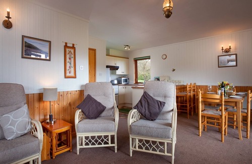 Minehead Cabina | De cuatro estrellas refugio con dos dormitorios, vistas fabulosas pero cerca de bares y la playa