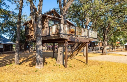 Elm Mott Alquiler De RV | Cedar Waxwing Treehouse(15 MIN to Magnolia/Baylor)