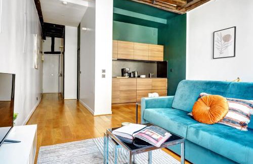 Quartier Sainte-Avoye Apartamento | Central 1BR in Le Marais - Close to Notre-Dame