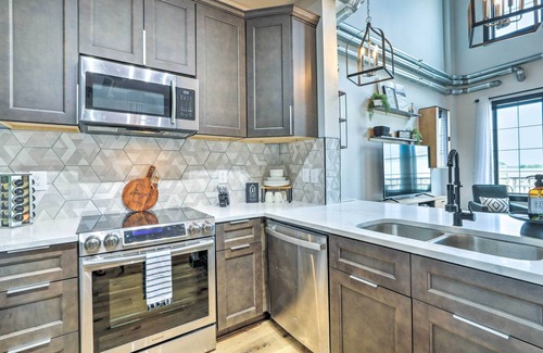 Atlantic Station Area Apartamento | Central Atlantic Station Loft in Walkable Location