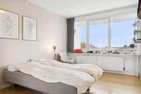 Aarhus North Apartamento | Central lejlighed solrig altan og gratis parkering