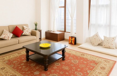 Bemloi Cabaña | Central Shimla|7 Mins-Mall| Kitchen| Laundry 1BDR Duplex |Attic Bedroom| Balcony