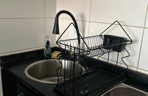 Las Rejas Apartamento | Centrally located apartment, fully equipped, with beautiful terrace, steps from the Metro.