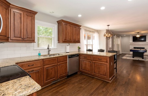 Apex Casa | Centrally located by Cary & Holly Springs with a private serene wooded backyard!