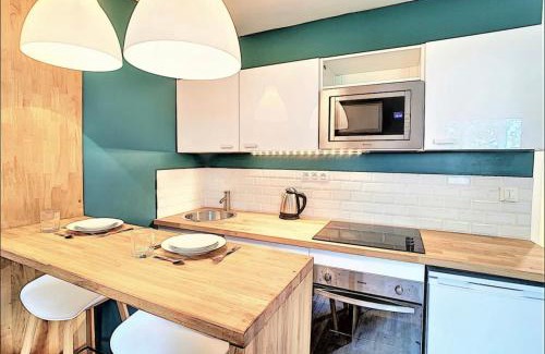 Saint-Gervais-les-Bains Apartamento | Centre Saint-Gervais Studio Vert moderne 2 pers proche télécabine