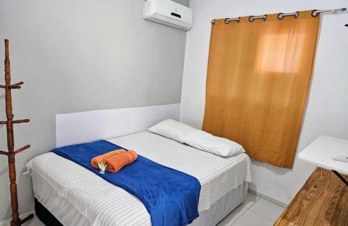 Campo Grande Apartamento | Centro de convenções 1km, AC, Chuv Elet, 2 Qt, varanda