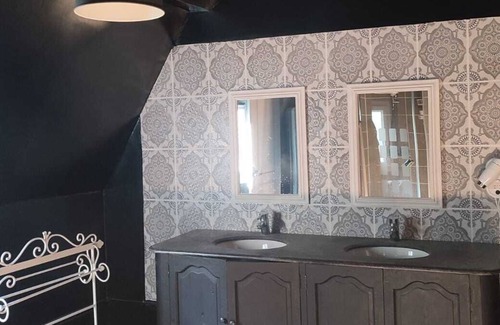 Bordeaux-Saint-Clair Cabaña | Château de Saint-Clair-Gîte-Baño Privado-Lujoso-Vista al Parque