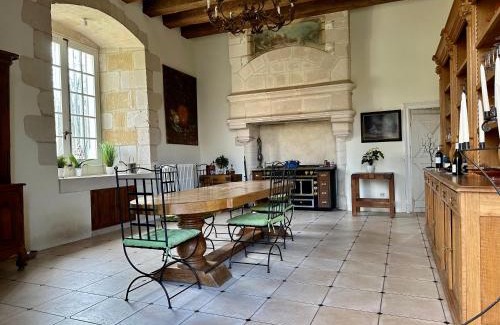 Artannes-sur-Indre Casa | Château des Archevêques avec parc dans un village
