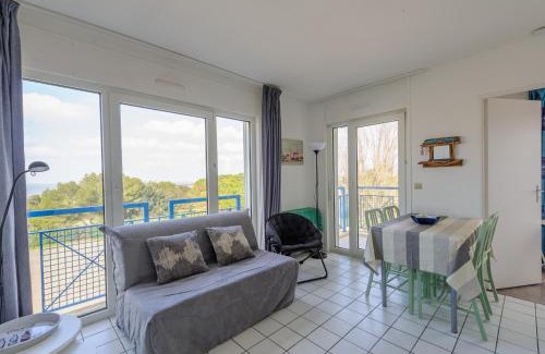 Quartier du Casino Apartamento | Châtelaillon-Plage : T2 panoramique sur la mer pour 2 avec piscine - FR-1-535-2