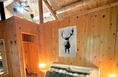 Saint-Gabriel-de-Valcartier Chalet De Esquí | Chalets Terre de l 'Orme Chalet Bois Rond à SGDV