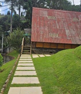 Recanto Araucaria Casa | Chalé Aconchego na Natureza- rústico, confortável e bem localizado