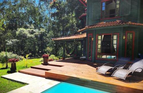 Itaipava Casa | Chalé Cantagalo, charme e romance, piscina