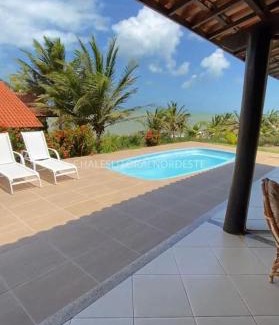 Zumbi Chalet De Esquí | Chalé com piscina privada vista mar-Zumbi-RN
