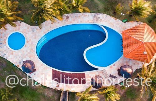 Zumbi Chalet De Esquí | Chalé com piscina privada vista mar-Zumbi-RN