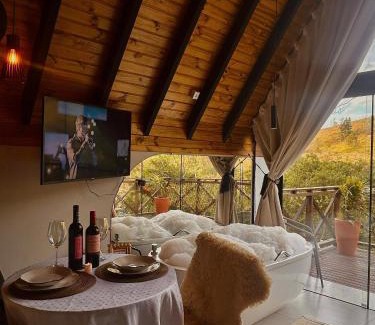 Gravatal Chalet De Esquí | Chalé das montanhas gravatal chalé luz da lua