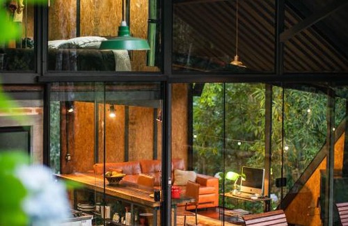 Itamonte Chalet De Esquí | Chalé de Vidro na Mantiqueira com cachoeiras