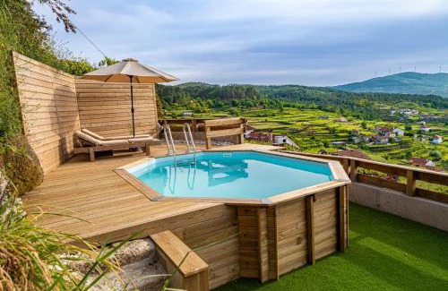 Moncao Chalet De Esquí | Chalé dos Penedos, sossego e piscina privada
