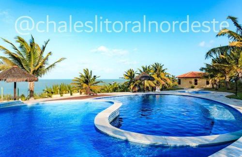 Rio do Fogo Chalet De Esquí | Chalé frente mar e frente piscina Zumbi-RN